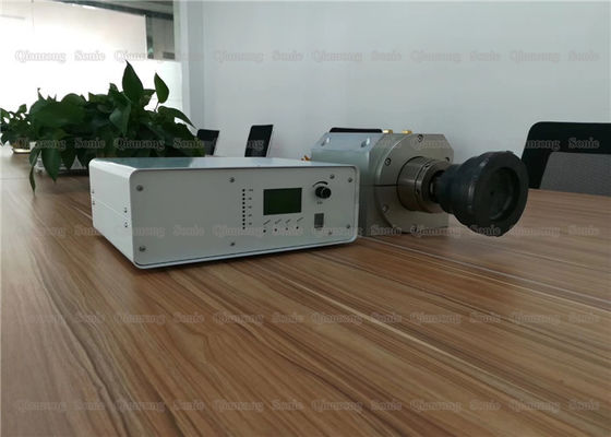 Macchina per cucire ultrasonica sincrona del doppio tessuto del rullo per la sigillatura dei sacchetti filtro