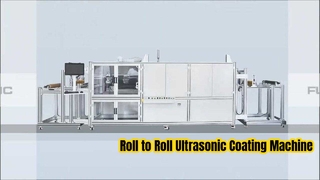 Spruzzatura di precisione della macchina per rivestimento ad ultrasuoni Roll-to-Roll